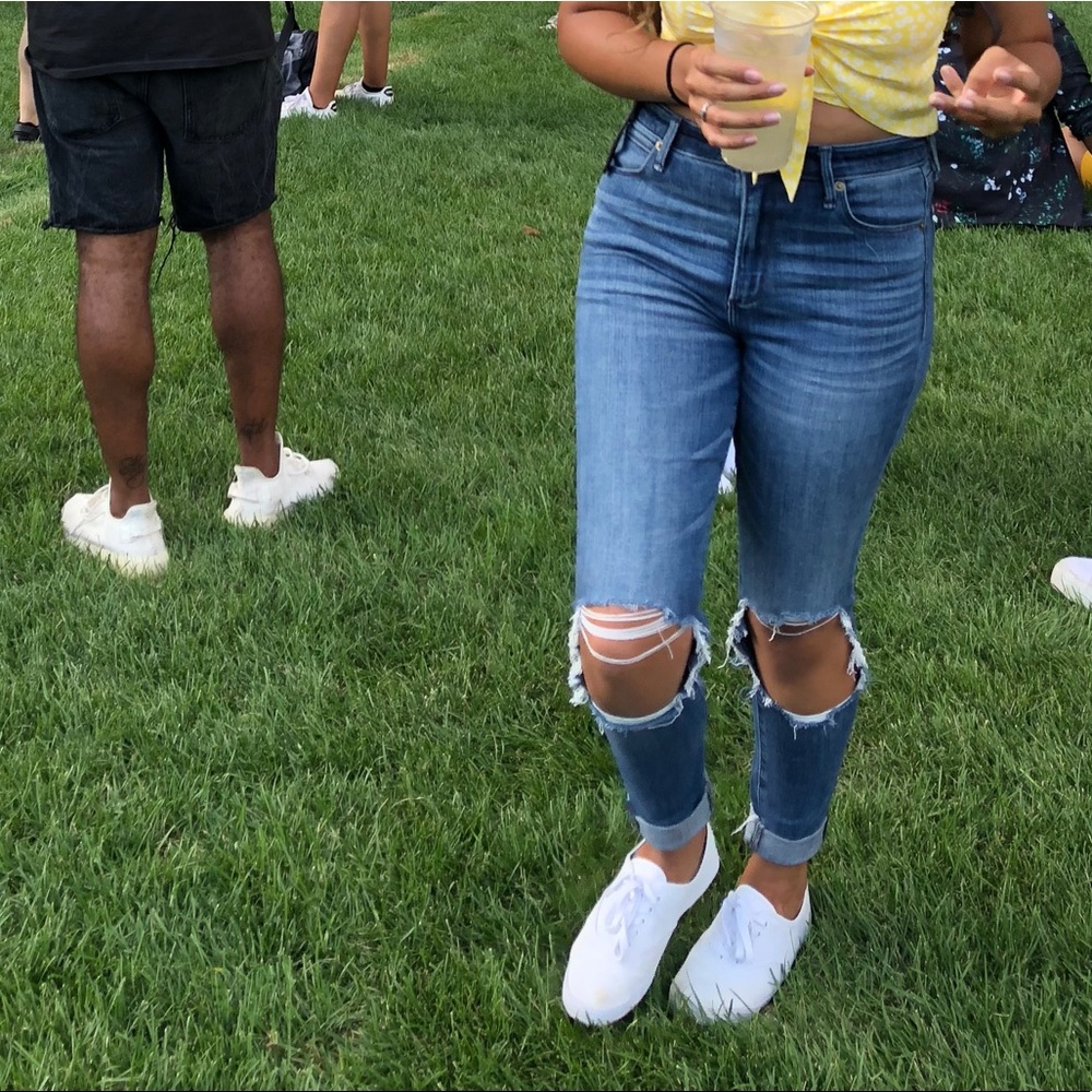 Abercrombie Ripped Skinny Jeans